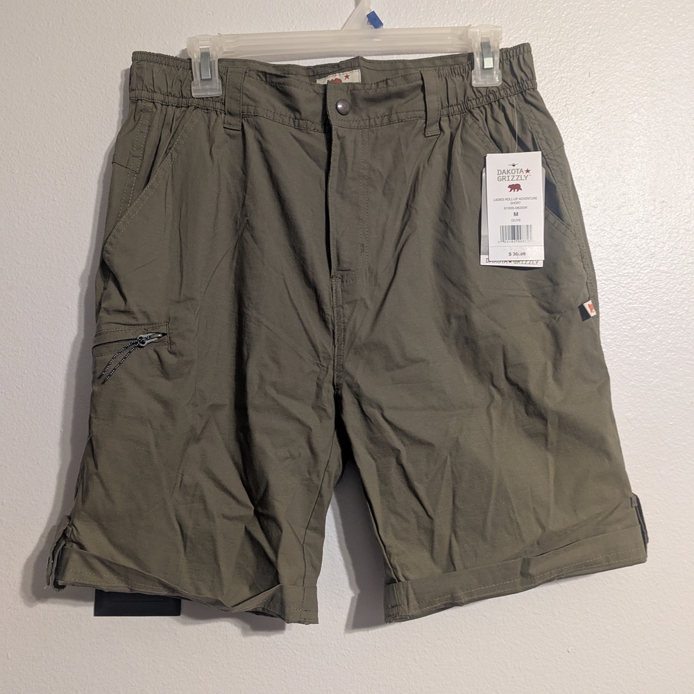 Men's Olive Green Cargo Shorts